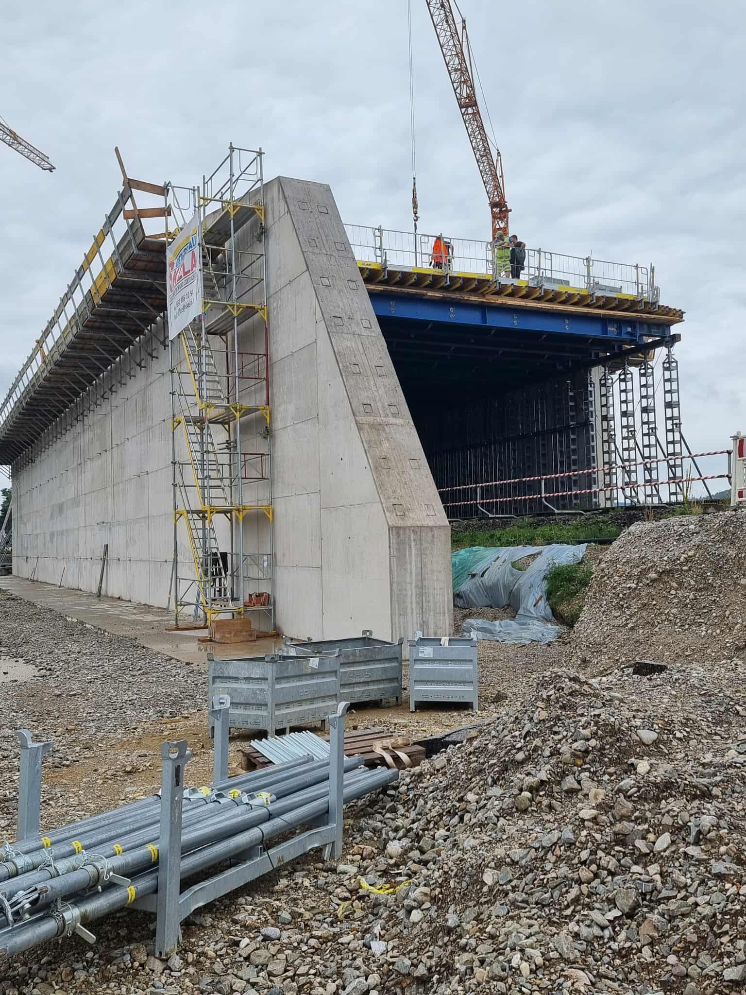 Výstavba mostu - Rakúsko, 2025